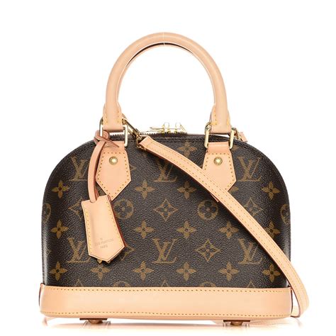 alma bb monogram louis vuitton|louis vuitton alma bb lining.